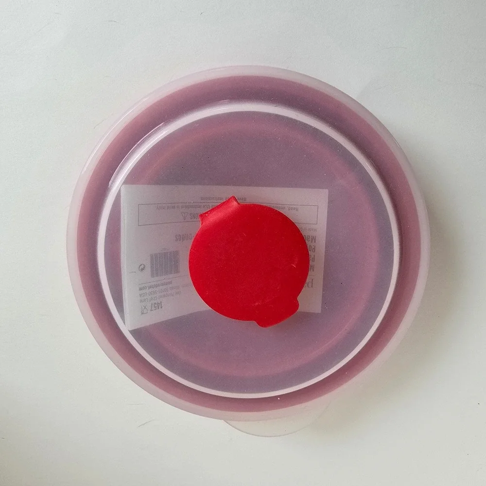 Pampered Chef Silicone‎ Collapsible Microwave Popcorn Making Bowl #1457
